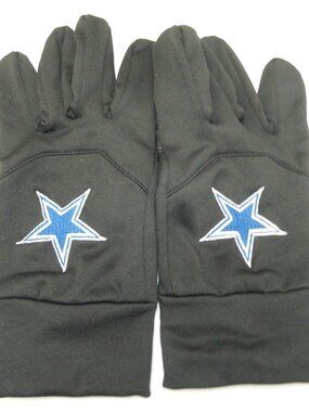 Foco Dallas Cowboys Black Gloves